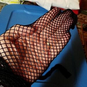 Black Fishnet Thigh High